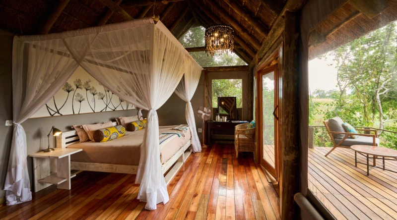 Standard Room at Nxamaseri Island Lodge