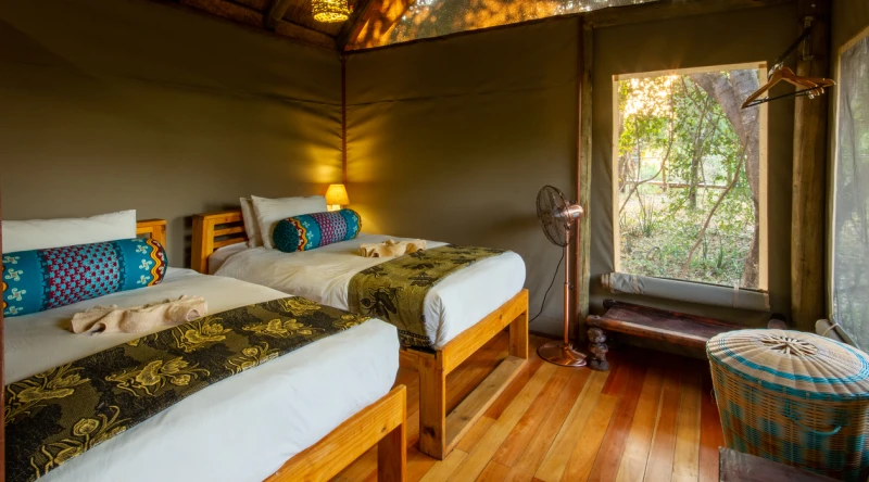 Family Room at Nxamaseri Island Lodge