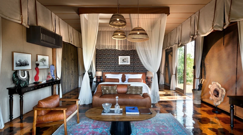 Luxury Suite at Atzaro Okavango Camp