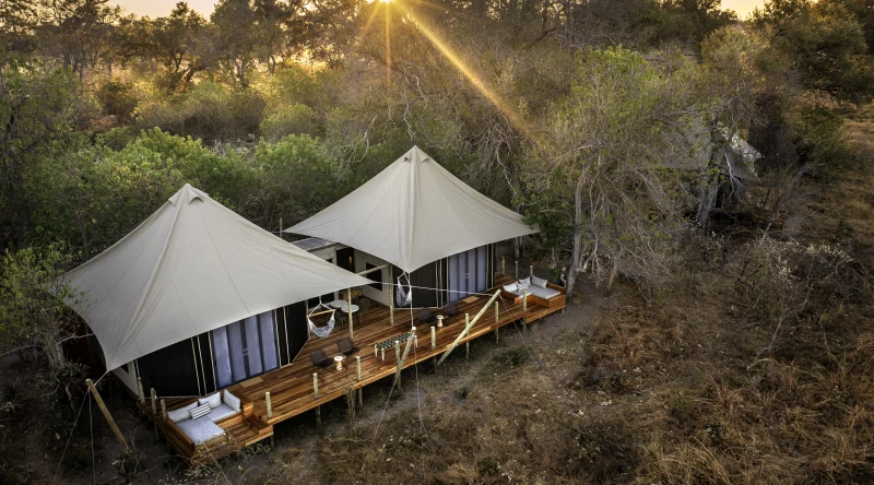 Luxury Family Tented Suite at Khwai Lediba
