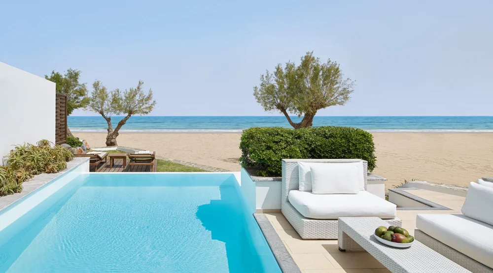 Three Bedroom Villa Beachfront with Private Pool at Amirandes A Grecotel Resort to Live