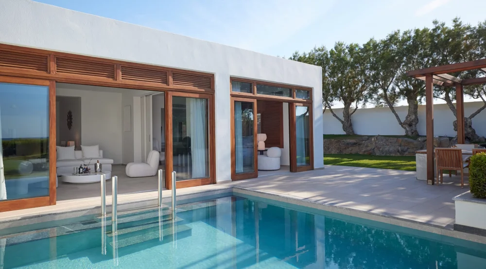 Three Bedroom Villa Waterfront with Pools at Amirandes A Grecotel Resort to Live
