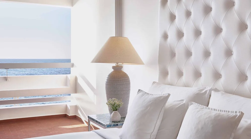 Double Guestroom Sea View at Grecotel LuxMe White