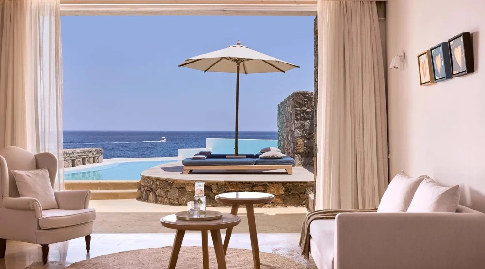 Club Studio Private Pool Seafront at St Nicolas Bay Resort Hotel & Villas
