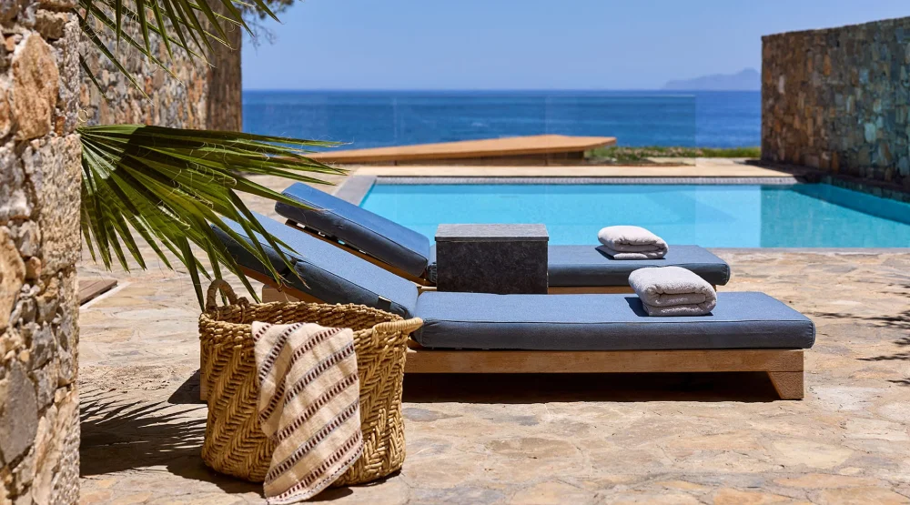 Poseidon House Club Villa Two Bedroom Private Pool Seafront at St Nicolas Bay Resort Hotel & Villas