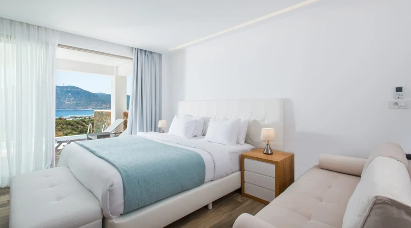 Junior Suite with Sea View at White Rock of Kos