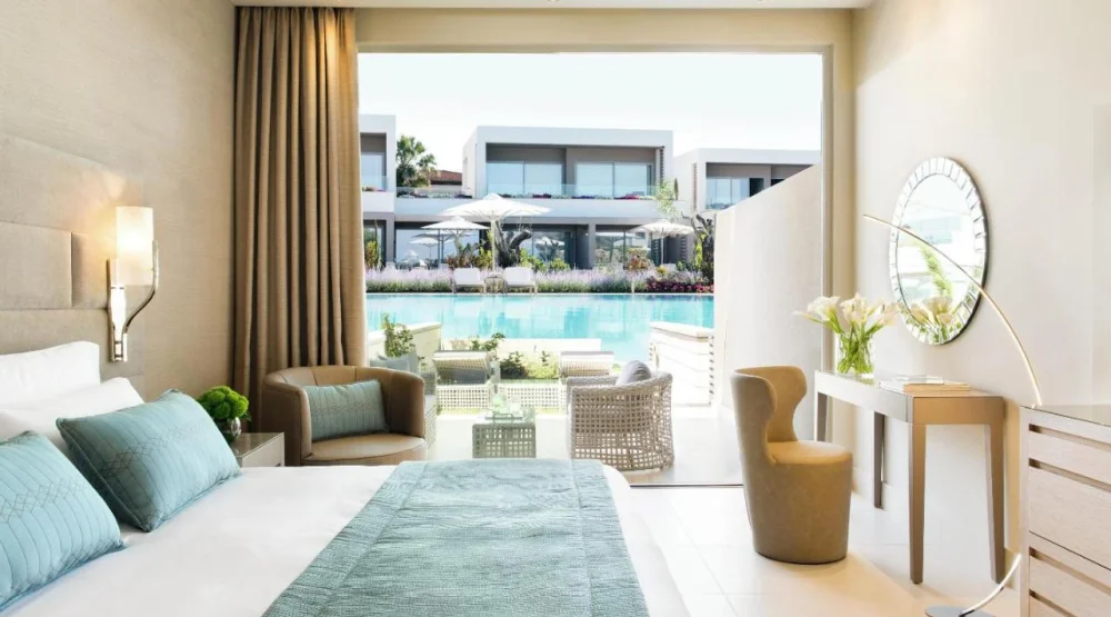 Double Room Private Garden Pool View at Sani Dunes