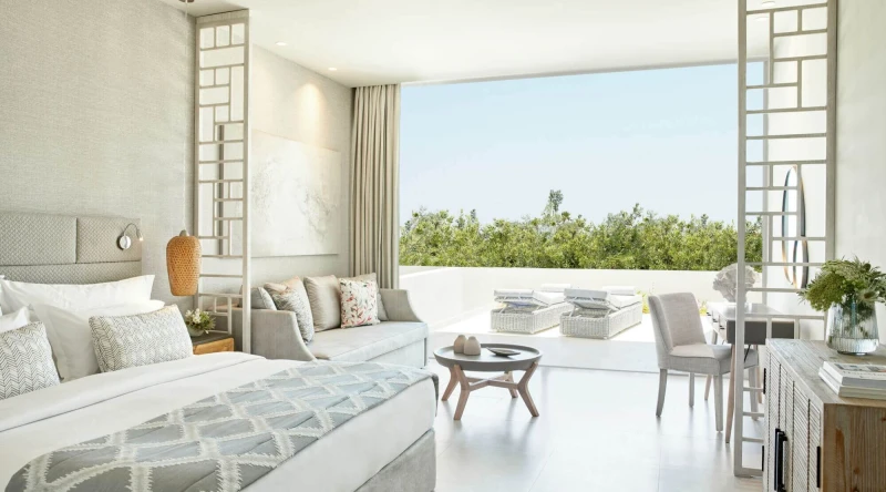 Junior Suite Private Garden at Ikos Aria