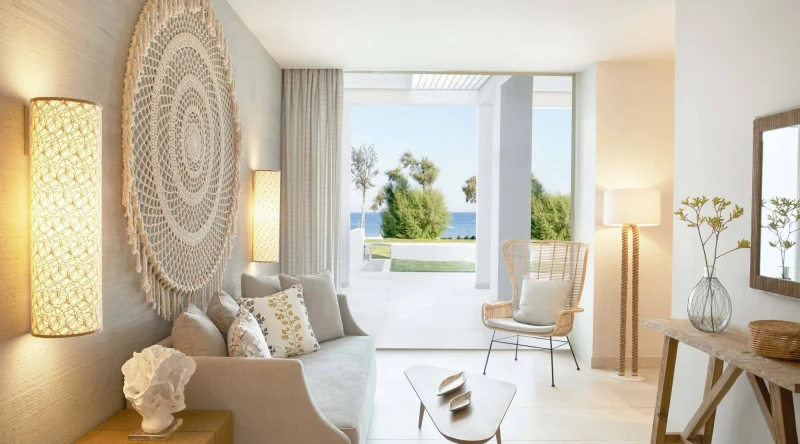 Deluxe One Bedroom Bungalow Suite Beachfront at Ikos Aria