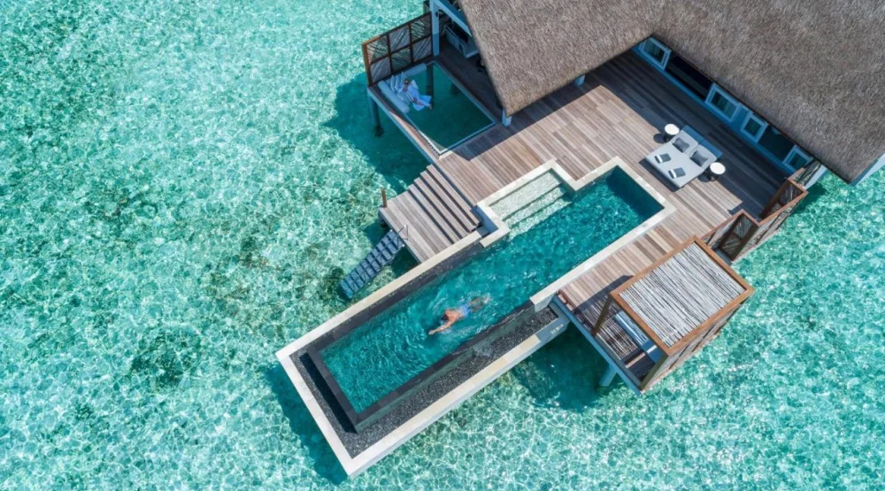 Sunset Water Villa with Pool at Four Seasons Resort At Landaa Giraavaru