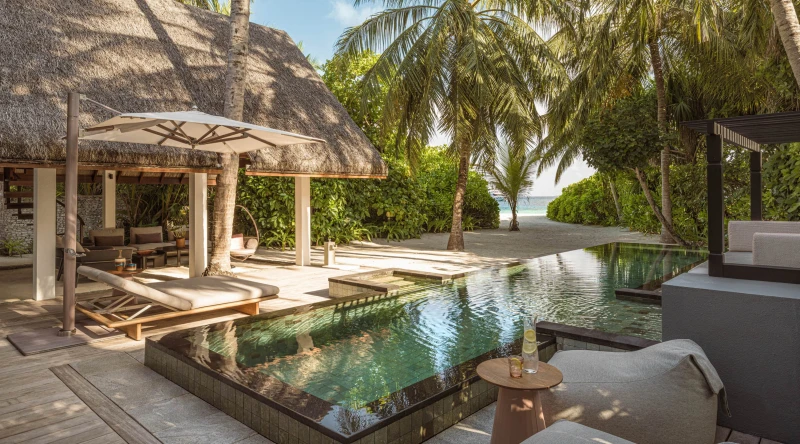 Family Beach Villa with Pool at Four Seasons Resort At Landaa Giraavaru