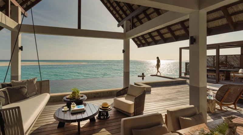 Sunset Two Bedroom Water Suite at Four Seasons Resort At Landaa Giraavaru