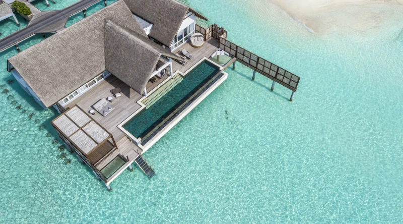 Sunrise Two Bedroom Water Suite at Four Seasons Resort At Landaa Giraavaru