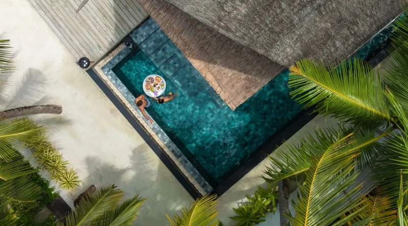 Earth Pool Villa Sunset at Ozen Reserve Bolifushi