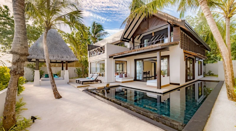 Earth Pool Reserve Three Bedroom at Ozen Reserve Bolifushi