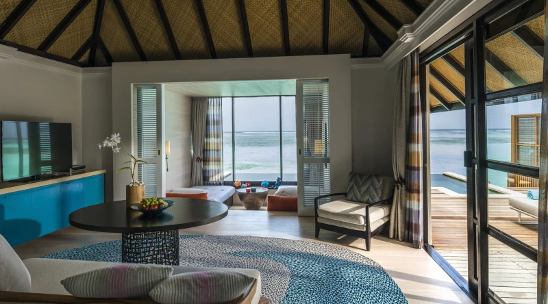 Sunrise Family Water Villa with Pool at Four Seasons Resort At Kuda Huraa