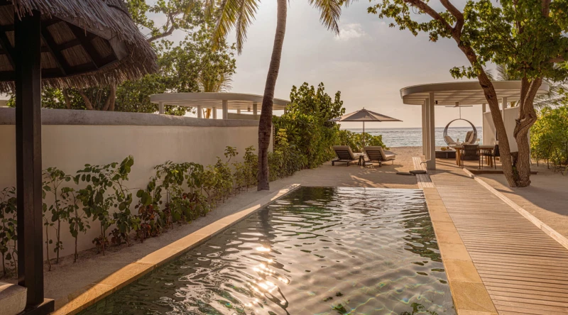 Sunset Beach Villa with Pool at Four Seasons Resort At Kuda Huraa