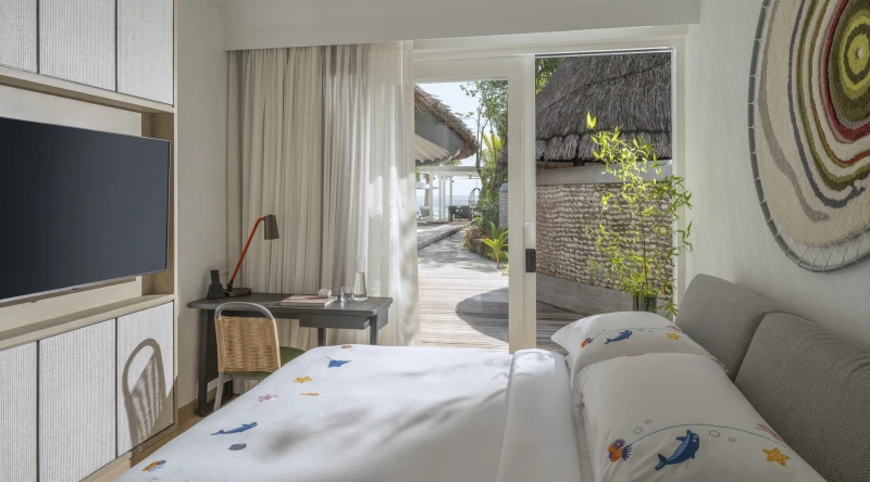 Sunset Family Beach Villa with Pool at Four Seasons Resort At Kuda Huraa