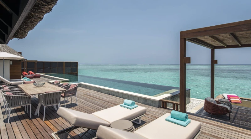 Sunrise Three Bedroom Water Suite at Four Seasons Resort At Kuda Huraa