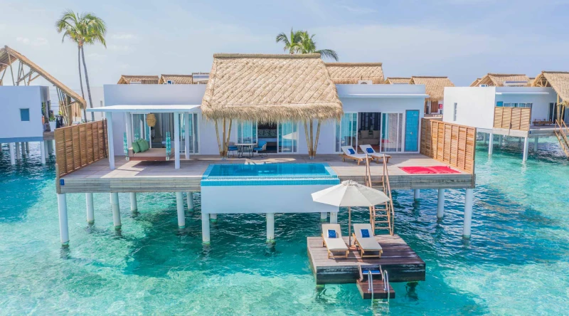 Superior Water Villas with Pool at Emerald Maldives Resort & Spa