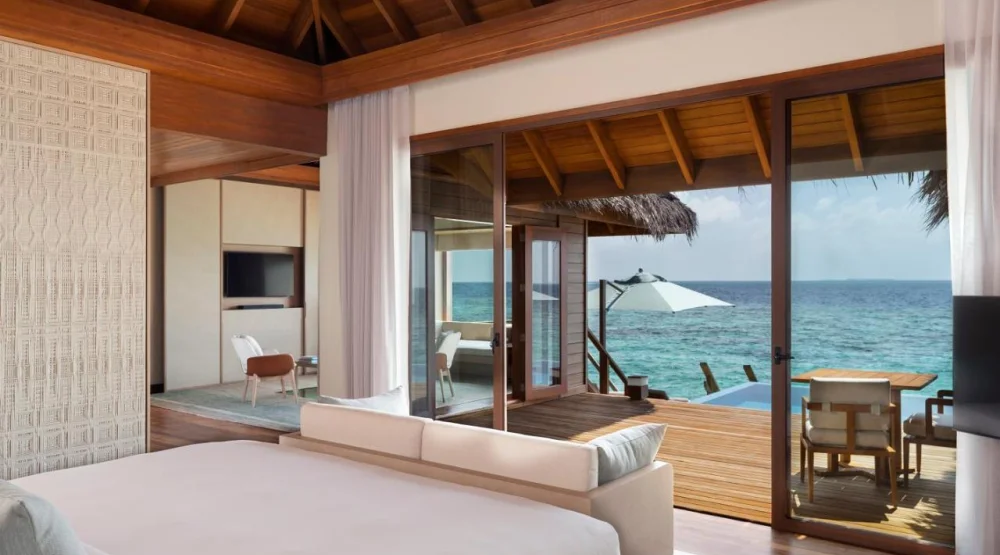 Ocean Bungalow with Pool at Huvafen Fushi