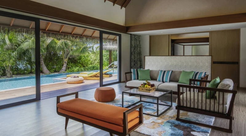 Two Bedroom Beach Pool Villa at Pullman Maldives Maamutaa