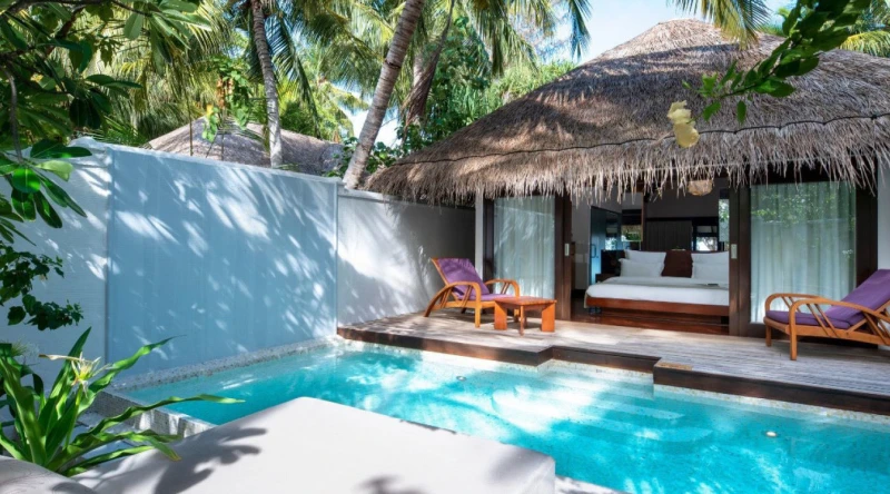Island Villa with Pool at Coco Bodu Hithi