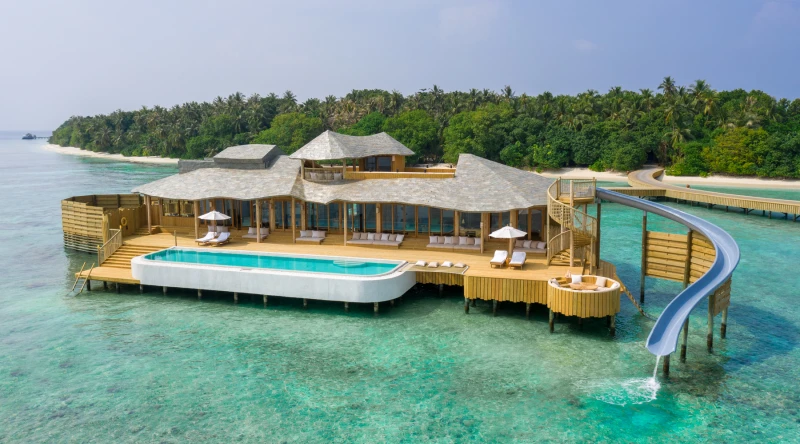 Two Bedroom Water Reserve with Slide at Soneva Fushi