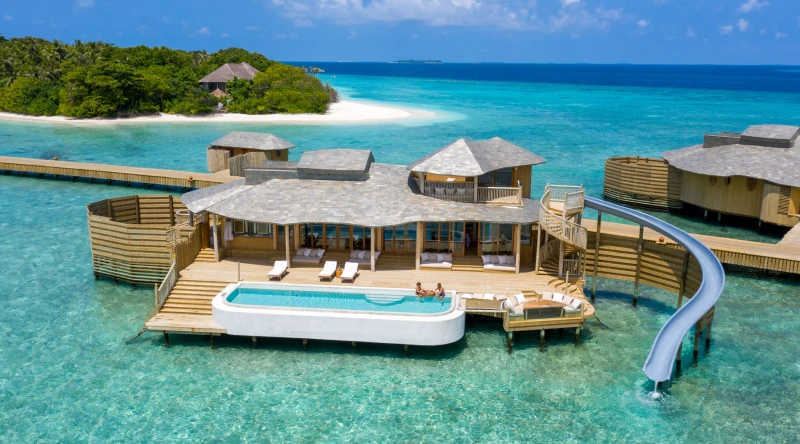 One Bedroom Water Reserve with Slide at Soneva Fushi