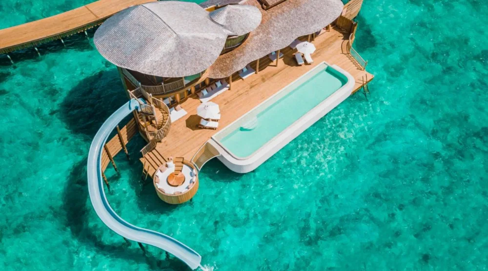 One Bedroom Water Reserve with Slide at Soneva Jani