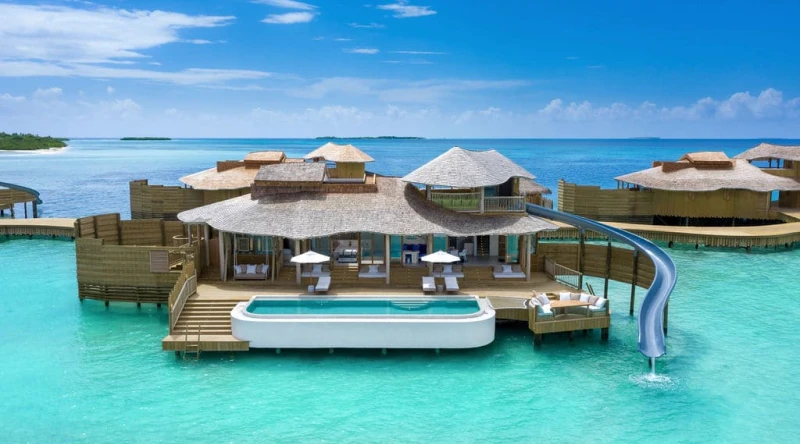 One Bedroom Water Reserve with Slide at Soneva Jani
