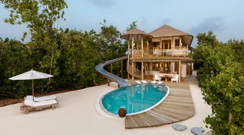 Two Bedroom Island Retreat with Slide at Soneva Jani