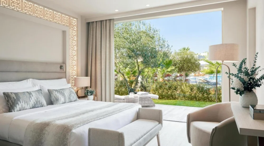 One Bedroom Suite Private Garden Pool View at Porto Sani