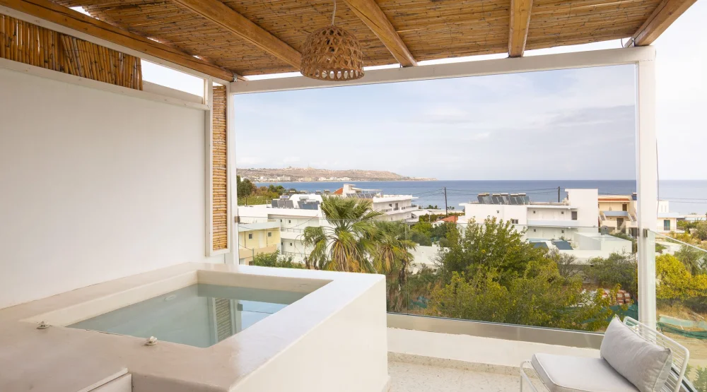Executive Suite with Outdoor Jacuzzi at Kouros Exclusive Hotel & Suites
