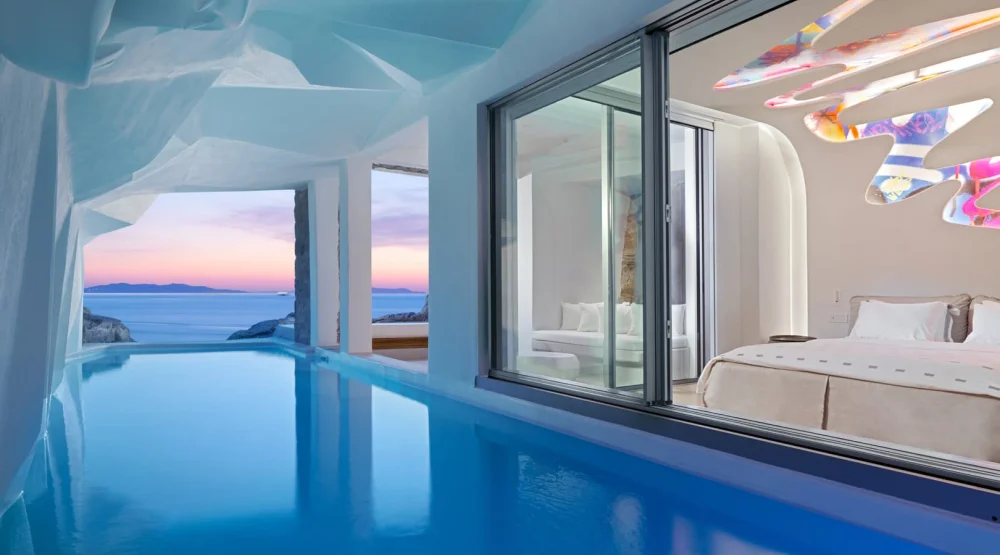 Orlinski Cave Private Private Pool Villa at Cavo Tagoo