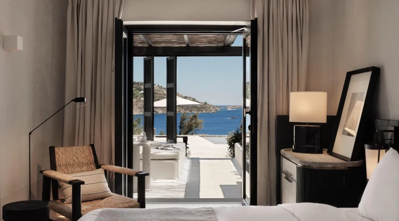Junior Suite Sea View with Jetted Tub at Kalesma