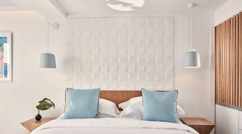 Phos Superior Room with Sea View & Outdoor Jacuzzi at Myconian Korali Relais & Chateaux Hotel