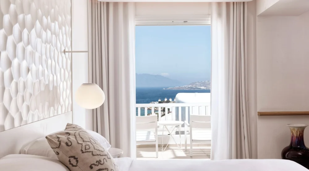 Artemis Premium Room with Sea View at Myconian Kyma Design Hotel