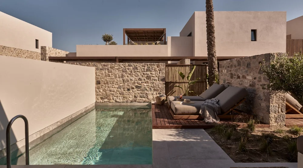 Private Pool Suite at Theros All Suite Hotel