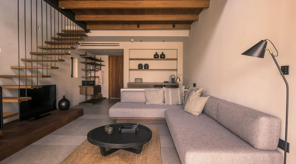 Villa Μezzanine with Private Pool at Theros All Suite Hotel