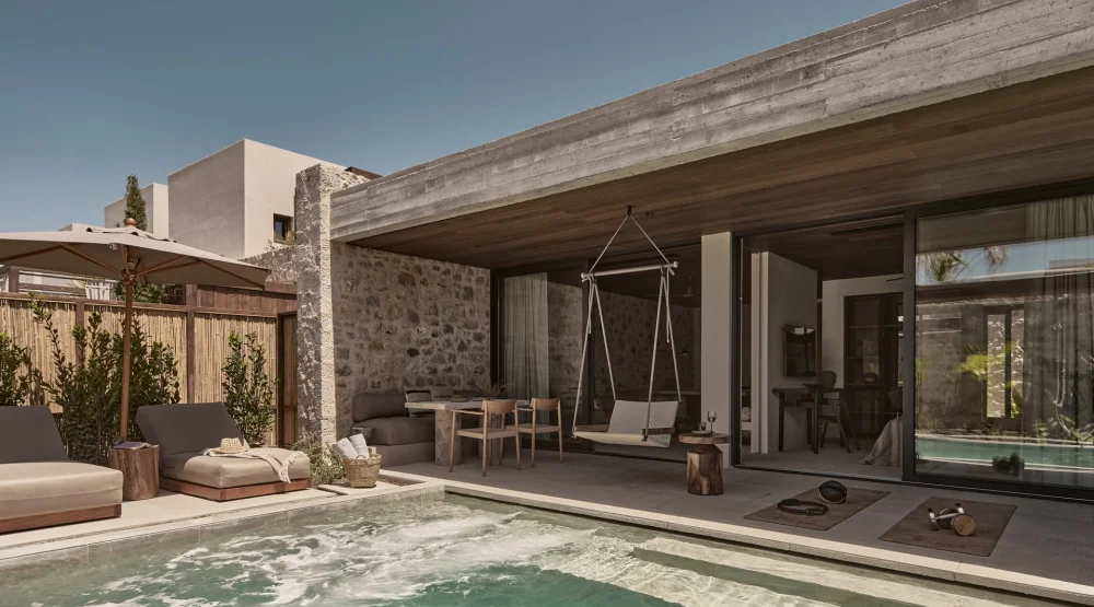 Theros Suite with Private Heated Pool at Theros All Suite Hotel