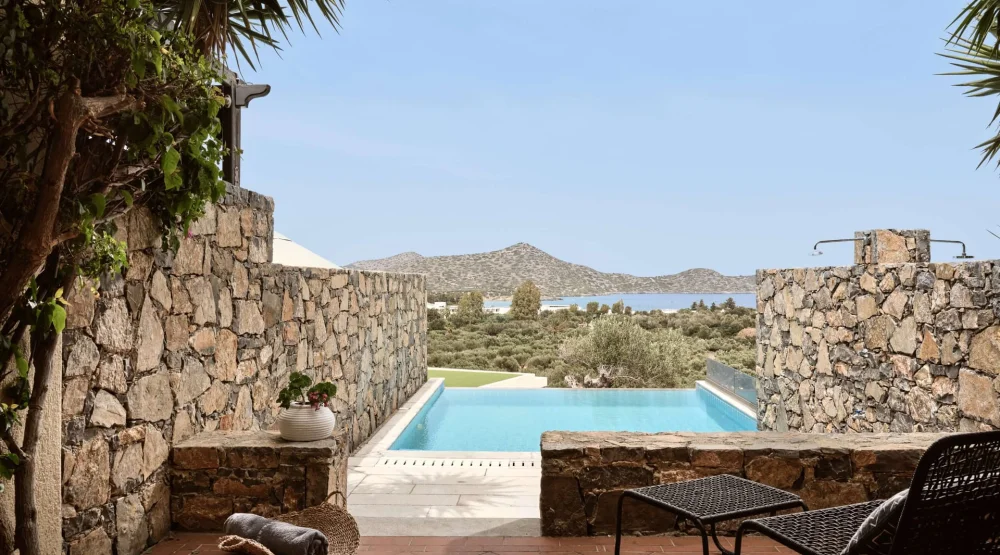 Junior Infinity Suite | Private Pool at Elounda Palm Hotel