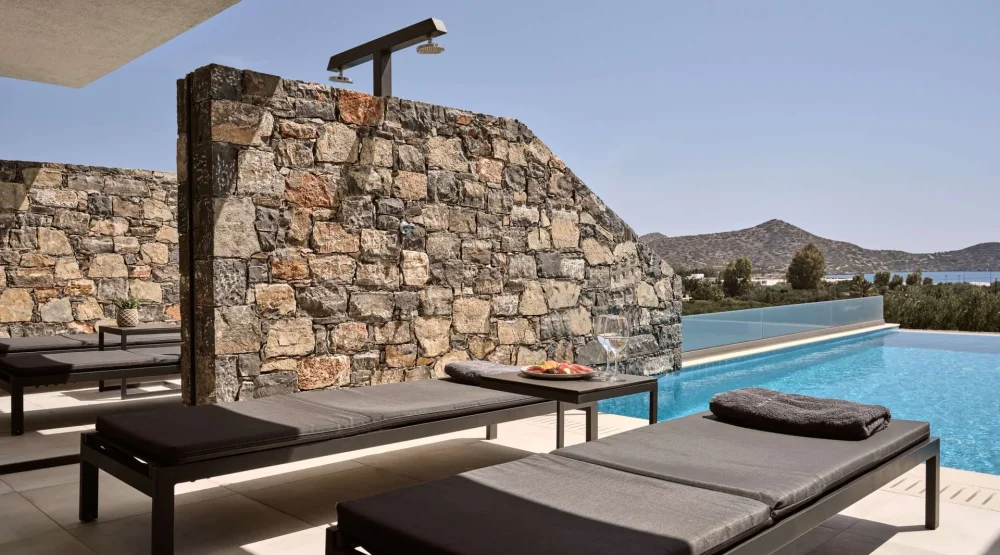 Connecting Family Suite | Private Pool at Elounda Palm Hotel