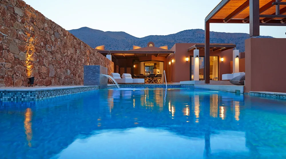 Luxury Residence Two Bedrooms Sea View with Private Pool at Domes Of Elounda