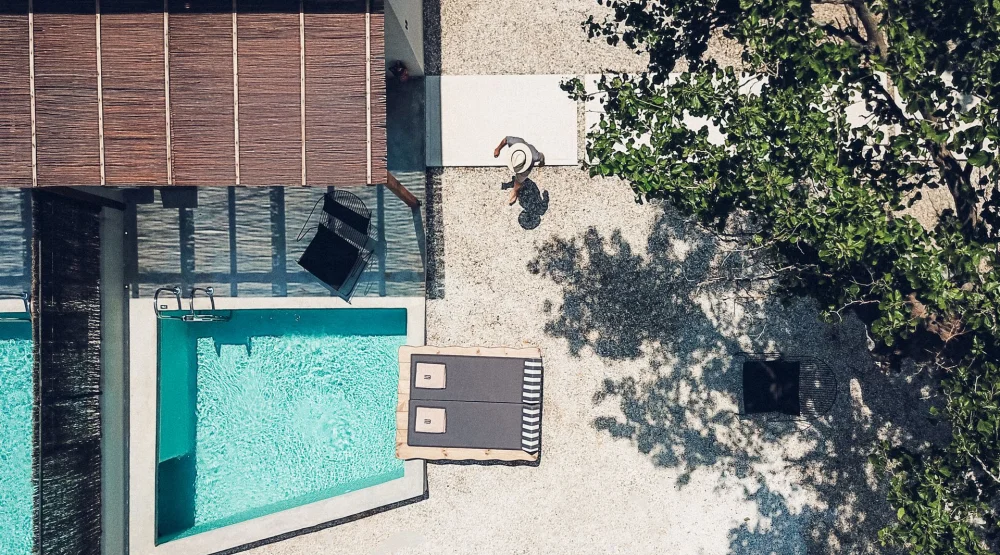 Honeymoon Suite with Private Pool Hot Tub & Mountain View at Monastery Estate Retreat