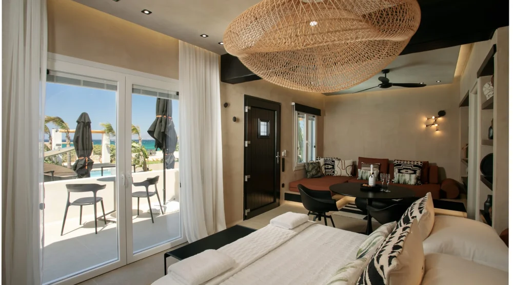 Superior Sea View Two Room Residence with Outdoor Hot Tub at Eden Beachfront Residences & Suites