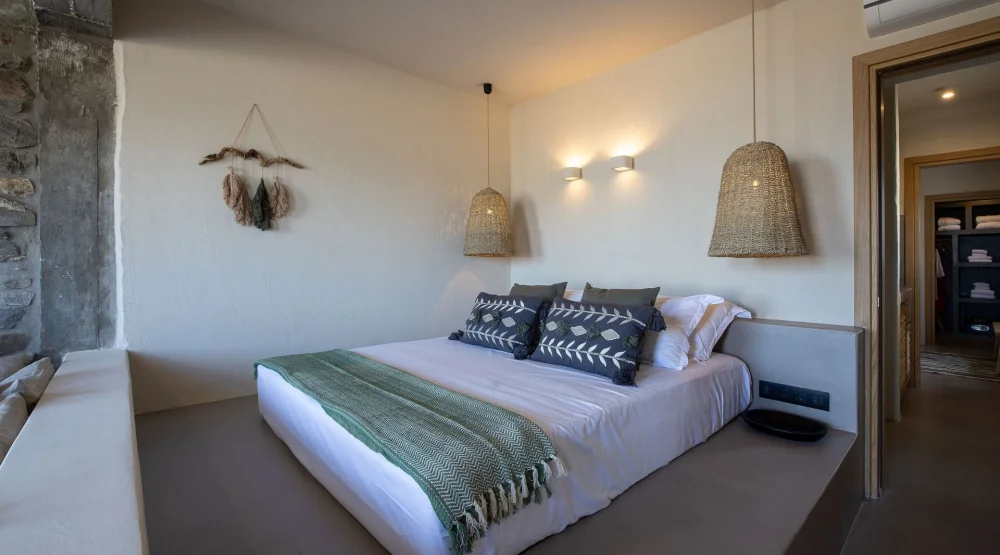 Two Bedroom Apartment Sea View Ground Floor at Seesoo Paros Beachfront Resort