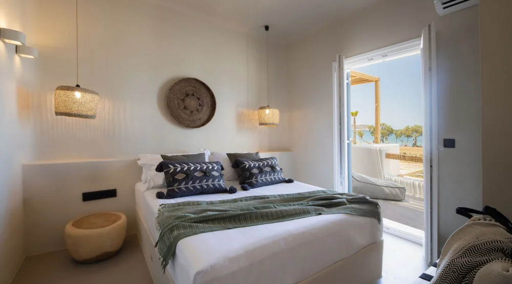 Double Room Sea View First Floor at Seesoo Paros Beachfront Resort