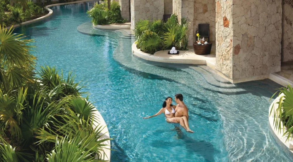Junior Suite Swimout Tropical View King at Secrets Maroma Beach