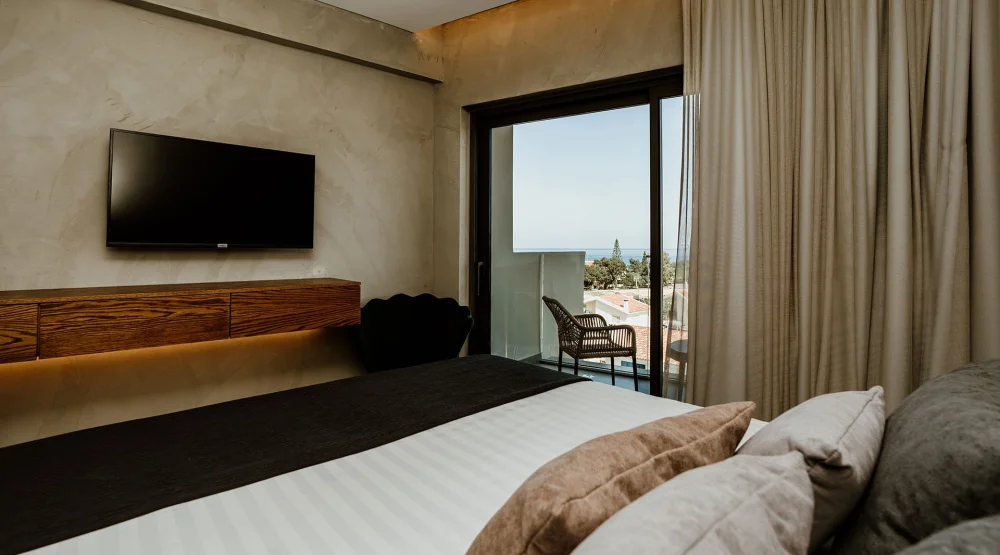 Wellness Panoramic Room Side Sea View at Cavo Zoe Seaside Hotel